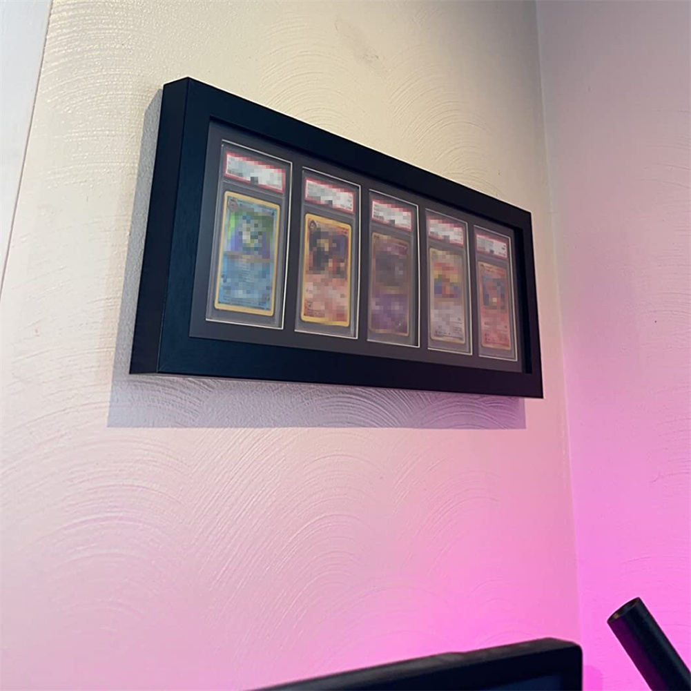 3-9 сеток, деревянная витрина  – обзор и цена Graded Card Display