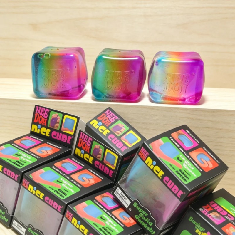 NEEDOH Rainbow Cube: Мягкая иг – обзор и цена Fidget Cube Original